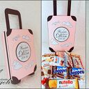 ręczne wykonanie walizka na 18 urodziny box słodyczy kartka na 18stkę dla dziewczyny