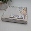 Ręcznie robiona kartka pamiątka chrztu w stylu scrapbooking