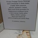 Ręcznie robiona kartka pamiątka chrztu w stylu scrapbooking