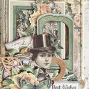 Kartka Best Wishes w stylu steampunk - elegancki prezent na urodziny