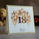 Kartka na 18 urodziny z personalizacją BH 20