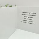 Kartka świąteczna z zimowym kubkiem i napisem „Wesołych Świąt” - handmade