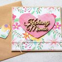 dla Mamy: kartka handmade:: kwiaty