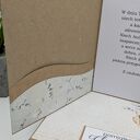 Ręcznie robiona kartka pamiątka chrztu w stylu scrapbooking