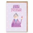 Kartka dla Babci DZIEŃ Kochanej Babuni