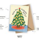 Kartka świąteczna z pierogami - Niech moc pierogów będzie z Tobą