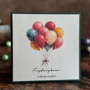Elegancka kartka urodzinowa z personalizacją / Kolekcja BE HAPPY! BH42c