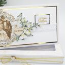 Elegancka kartka ślubna DL z pudełkiem na pieniądze
