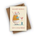 Kartka miłosna - miłość rośnie, gdy o nią dbasz