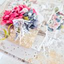 Delikatna Kartka w Stylu Shabby Chic Ręcznie Robiona