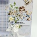 Kartka DL w pudełku - Pamiątka Chrztu Świętego