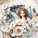 Kartka z wróżką - wyjątkowa kartka urodzinowa handmade