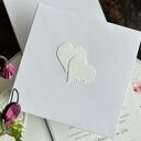 Elegancka kartka ślubna w ozdobnej kopercie - personalizowana