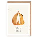 Kartka miłosna Zakochane Liski Jomaha Jomaso