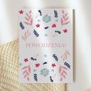 Kartka okolicznościowa w kwiaty Powodzenia Cardie