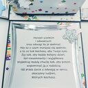Kartka urodzinowa 3D typu exploding box na 18. urodziny z niespodzianką