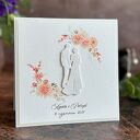Elegancka kartka ślubna z ozdobną kopertą - WEDDING CHARM, WP51