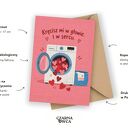 Kartka walentynkowa Kręcisz mi w głowie i w sercu