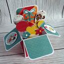 Życzenia nietuzinkowe na urodziny dziecka - kartka pop-up z personalizacją i kopertą 15x15 cm