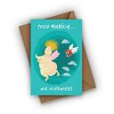 Kartka walentynkowa - przed miłością nie uciekniesz