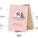 Kartka walentynkowa - Kocham Cię nie tylko od święta