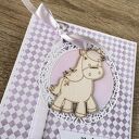 Kartka na urodziny roczek babyshower