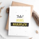 Kartka dla Taty „Tato, jesteś najlepszy” - koperta na Dzień Ojca