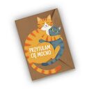 Kartka walentynkowa z kotkami - przytulam cię mocno
