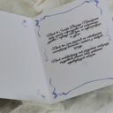 Ręcznie wykonana kartka, niepowtarzalna z pięknymi życzeniami