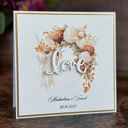 Personalizowana kartka ślubna Love z ozdobną kopertą, wa32a