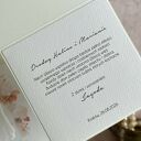 Kartka na ślub w ozdobnej kopercie Pastelle - biel i ecru, ręcznie robiona, personalizowana