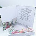 Kartka na 18 urodziny w pudełku - ręcznie robiona scrapbooking