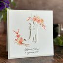 Elegancka kartka ślubna handmade z kopertą | Wedding Charm Pastelle, wp51b