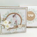 Kartka ślubna Mr&Mrs - ręcznie wykonana z pudełkiem