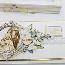 Elegancka kartka ślubna DL z pudełkiem na pieniądze
