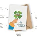 Kartka okolicznościowa na szczęście dla bliskiej osoby