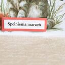 Kartka i koperta „Spełnienia marzeń” - kociak wśród maków