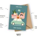Kartka na parapetówkę - nowy dom, nowe przygody