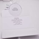 Pamiątka Chrztu Świętego - kartka kopertowa z wstążką