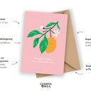 Kartka walentynkowa - Dzięki Tobie się uśmiecham