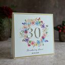 Personalizowana kartka na 30 urodziny BH 35a - elegancka