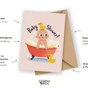 Kartka z okazji narodzin dziecka - baby shower