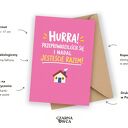 Kartka na parapetówkę - hurra, przeprowadziliście się i nadal jesteście razem!