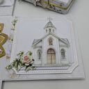 Exploding box Pamiątka Pierwszej Komunii Świętej w kolorze biało-złotym