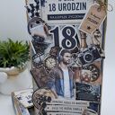 Kartka na 18 urodziny w pudełku z okienkiem - DL