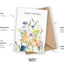 Kartka ślubna „Wspólnie rozkwitajcie” dla nowożeńców