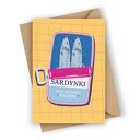 Kartka ślubna - sardynki