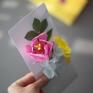 kartki: Karteczki 3D na urodziny - papier prezent