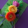 Luxury flower gift box for mom, Paper bouquet, Personalised for Mum, Sisters, Daughter. Karteczka 3D na prezent. Matki