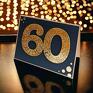 kartki: A5 z Twoimi życzeniami: glam: 60 - urodziny